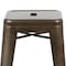 Flash Furniture 30" High Metal Indoor Stackable Bar Stool, Gun Metal Gray, PK4 4-ET-31320-30-GN-R-GG - alternate 4